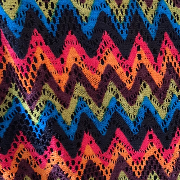 Kensie Zig Zag Multicolored Dress - Picture 4 of 5